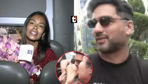 Pablo Heredia sorprende a Shirley Arica en plena jornada electoral y protagonizan tierno momento