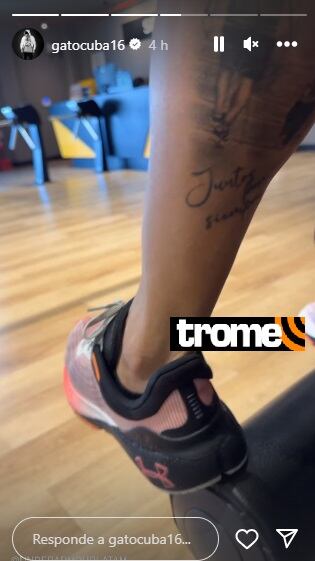 Rodrigo Cuba le envía mensaje a su hija.