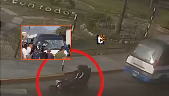TROME- ¡Ataque armado a cúster en Los Olivos! Mujer es herida tras violento disparo cerca a la municipalidad