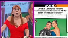 Magaly se burla del nuevo anillo prometido por Christian Domínguez: “Es de ofrecer matrimonio a todo el mundo”
