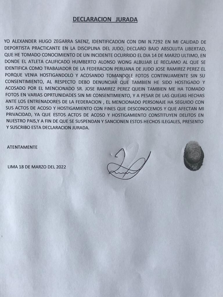 Testigos del hecho confirman la versión de Wong. Foto: Captura.