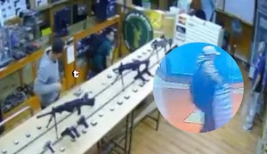 ¡Asalto en centro comercial de Surco! Banda armada robó más de 30 armas de armería a plena luz del día