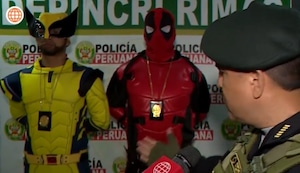 Policías disfrazados de Wolverine y Deadpool detienen a clan familiar en el Rímac
