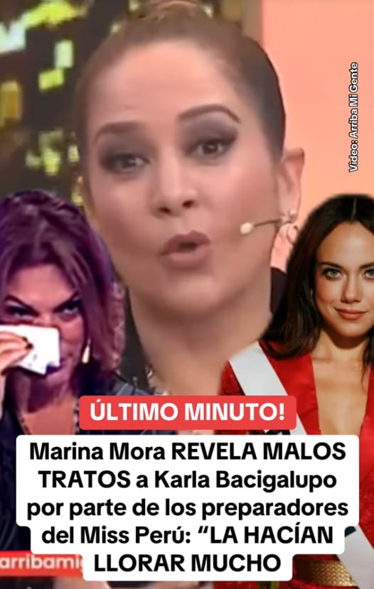 Marina Mora enciende la polémica luego de que la Miss Perú Karla Bacigalupo no figurara ni en el TOP30 del Miss Universo.