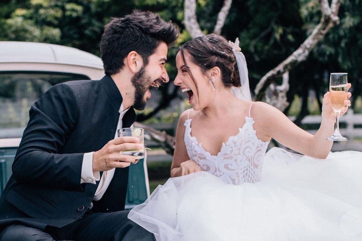 Evaluna Montaner y Camilo se casaron el 8 de febrero de 2020 en una boda celebrada por todo lo alto en Miami, Estados Unidos (Foto: Evaluna Montaner/Instagram)
