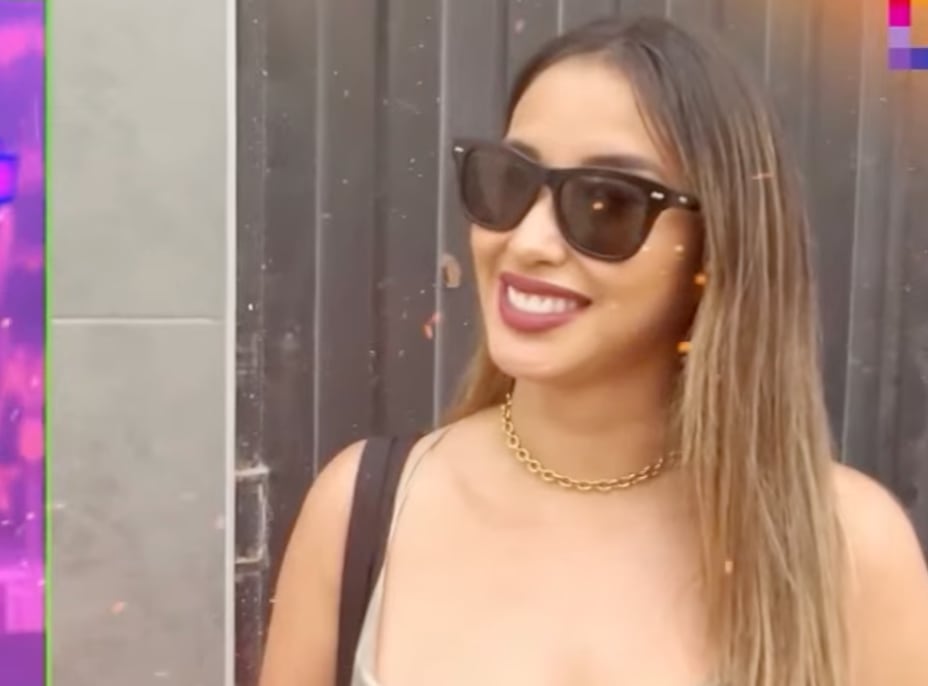 Xiomy feliz con Jefferson