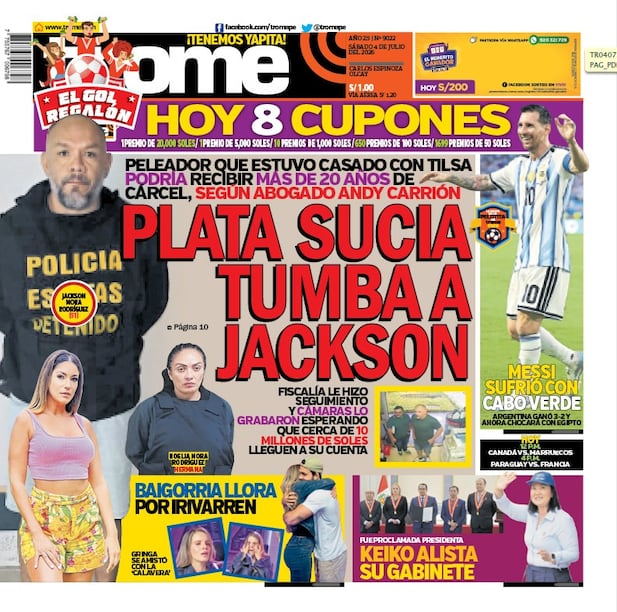 Portada Trome