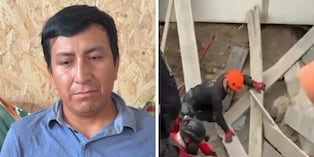 Trabajador sobrevivió casi cuatro horas bajo tierra