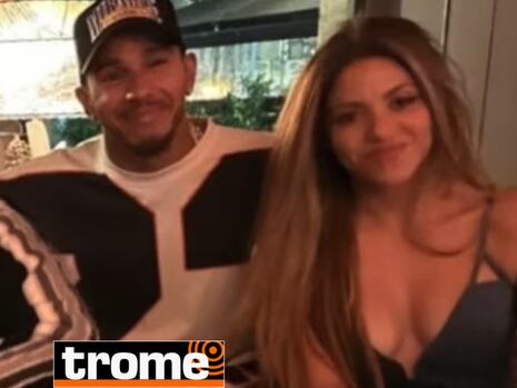 Shakira pasó la noche en discoteca con Lewis Hamilton