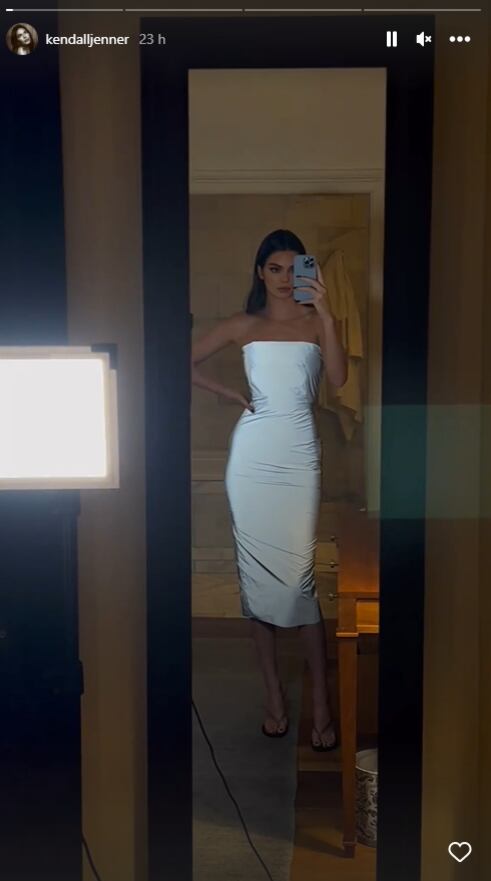 Así lució Kendall Jenner en la fiesta. (Foto: @kendalljenner / Instagram)