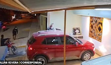 Piura: Cámara de video graba el robo de 20 mil soles a empresaria en la puerta de su casa | VIDEO