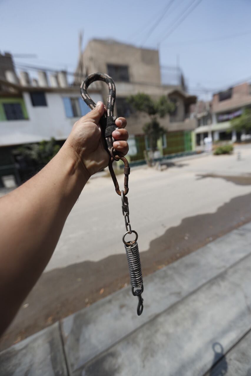 Al ratero le dieron patadas, puñetazos y hasta con una correa de fierro.