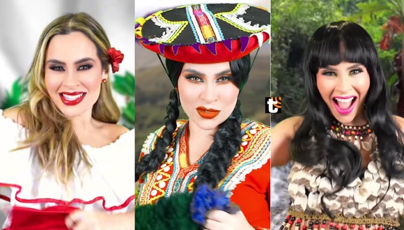 TROME - Ethel Pozo se luce y hace increíble video en homenaje por Fiestas Patrias: “Por un Perú más unido”