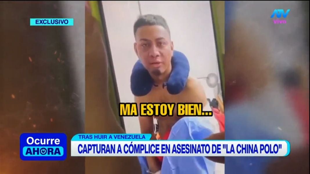 Cayó en Venezuela implicado en crimen de China Polo. Foto: ATV