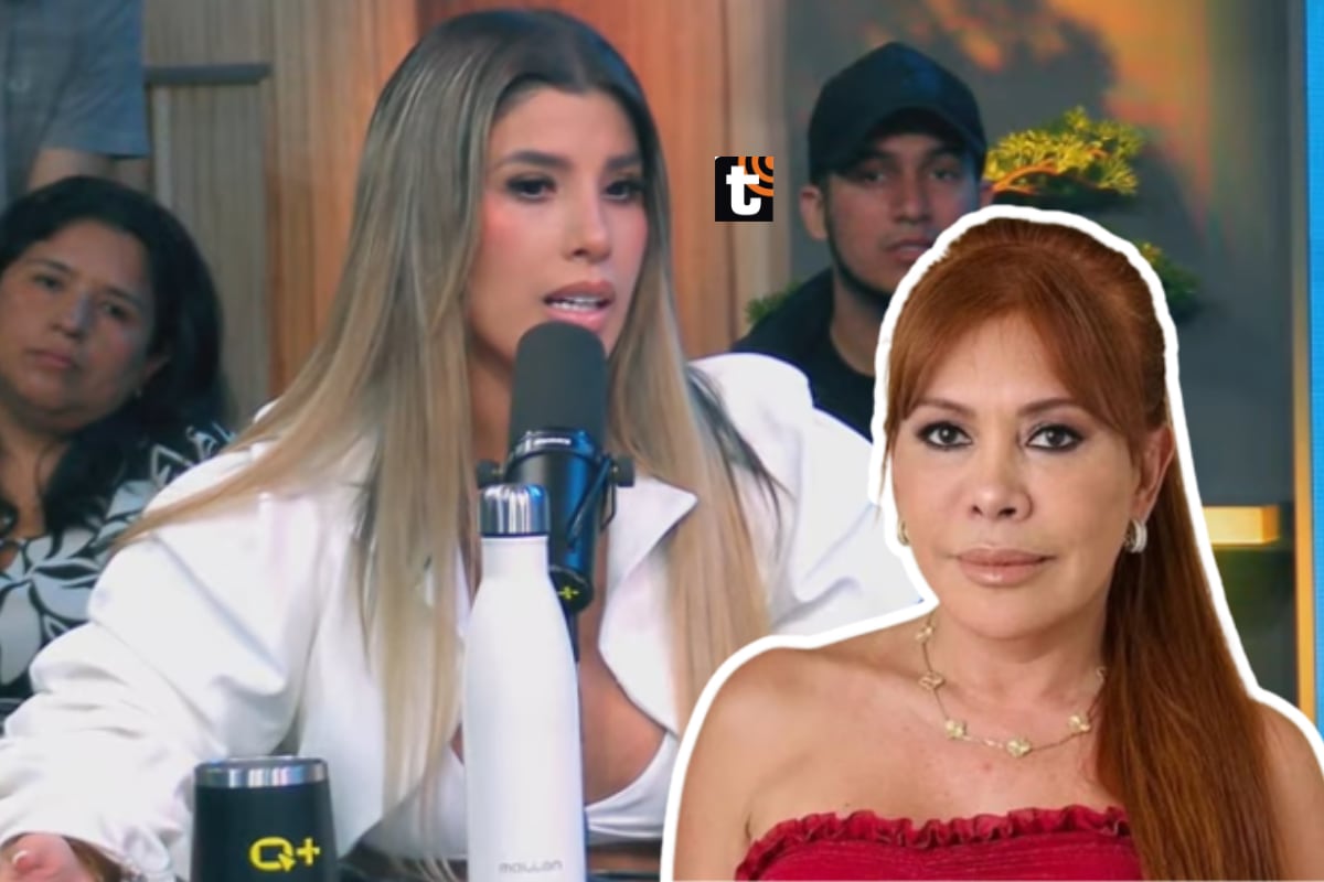 Yahaira Plasencia se presentó en el programa 'Sin + que decir' donde habló de Magaly Medina.