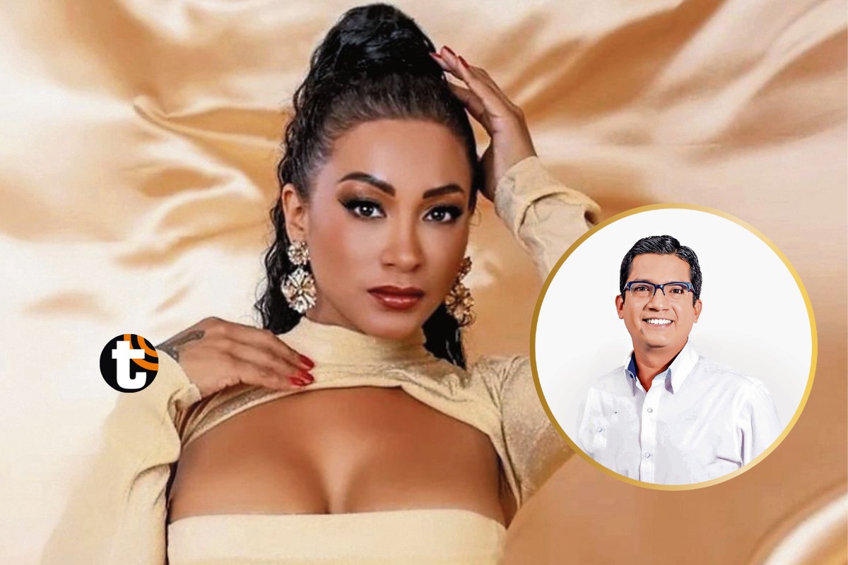 Paula Arias y alcalde de SMP