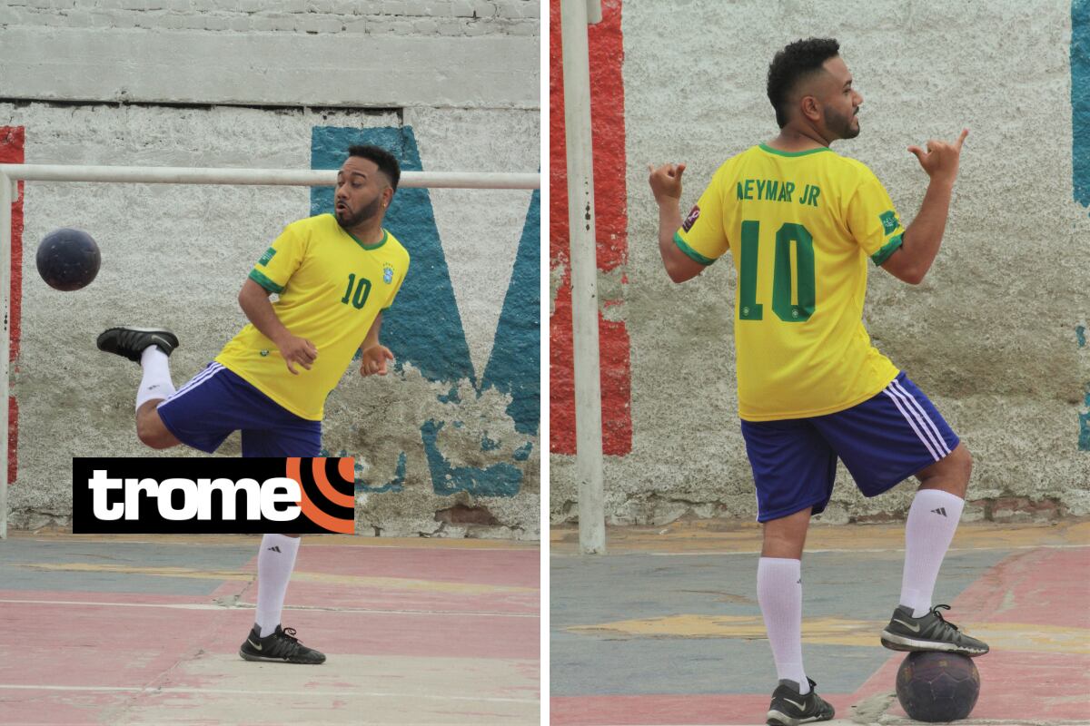 Joven también domina la pelota como Nemar. Foto: Alan Ramírez