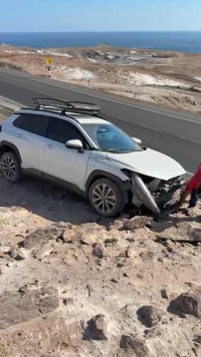 Tony Rosado sufre accidente de carrera en Arequipa