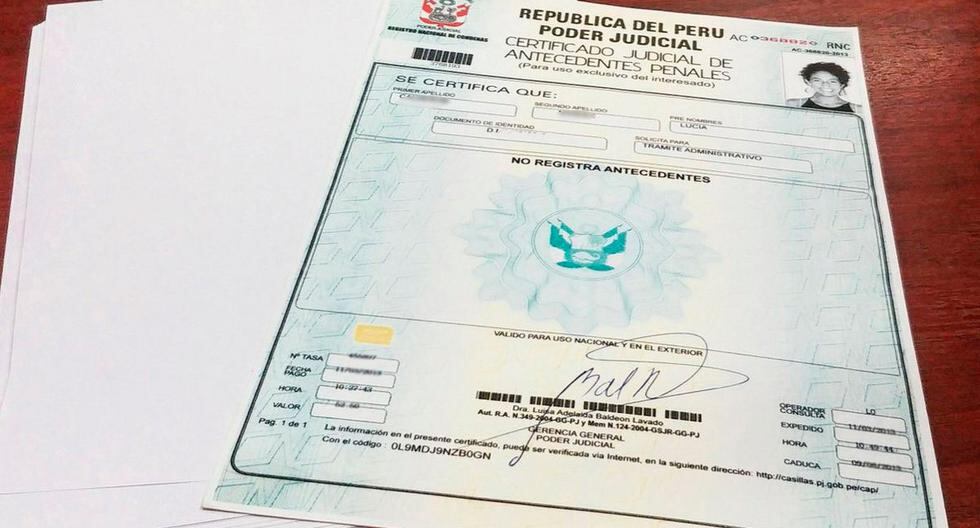 Certificado de Antecedentes Penales en Perú: ¿qué es, para qué sirve y cómo obtenerlo? (Foto: Poder Judicial)