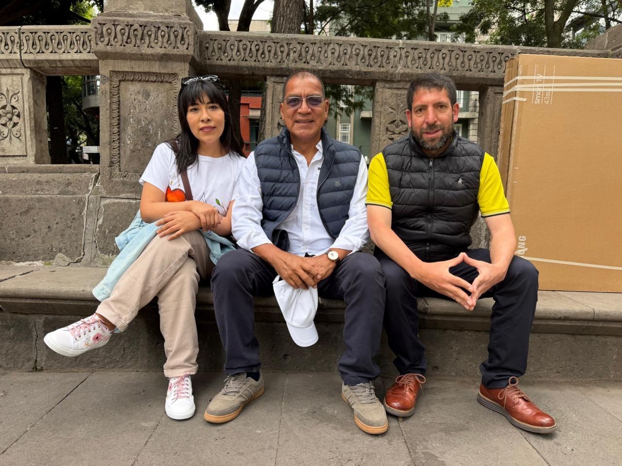 Betssy Chávez hace turismo en México. (@raul_olaechea)