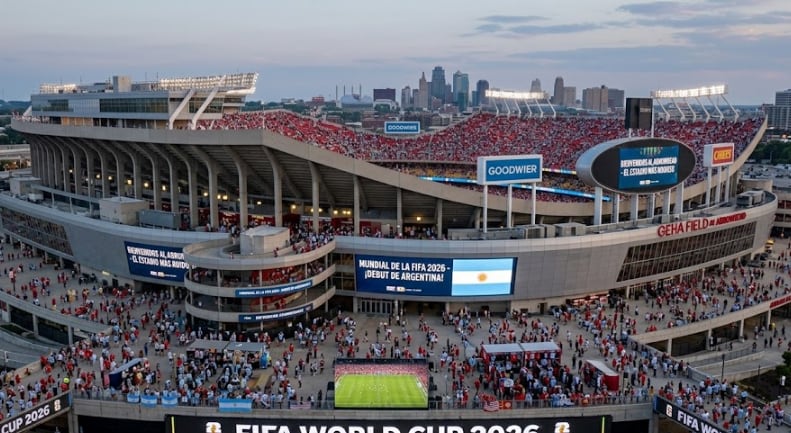El debut de Argentina en Estados Unidos tendrá lugar en una "olla" de presión: el Kansas City Stadium.