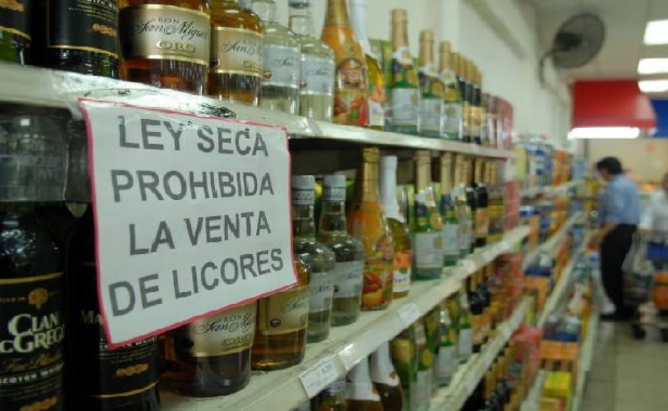 Se encuentra prohibida la venta de licores durante la Ley seca