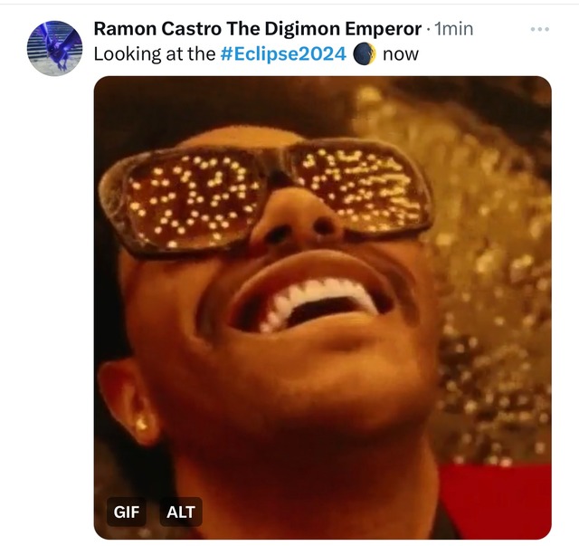 Eclipse Solar total 2024: Los memes más virales (Fotos: Twitter)