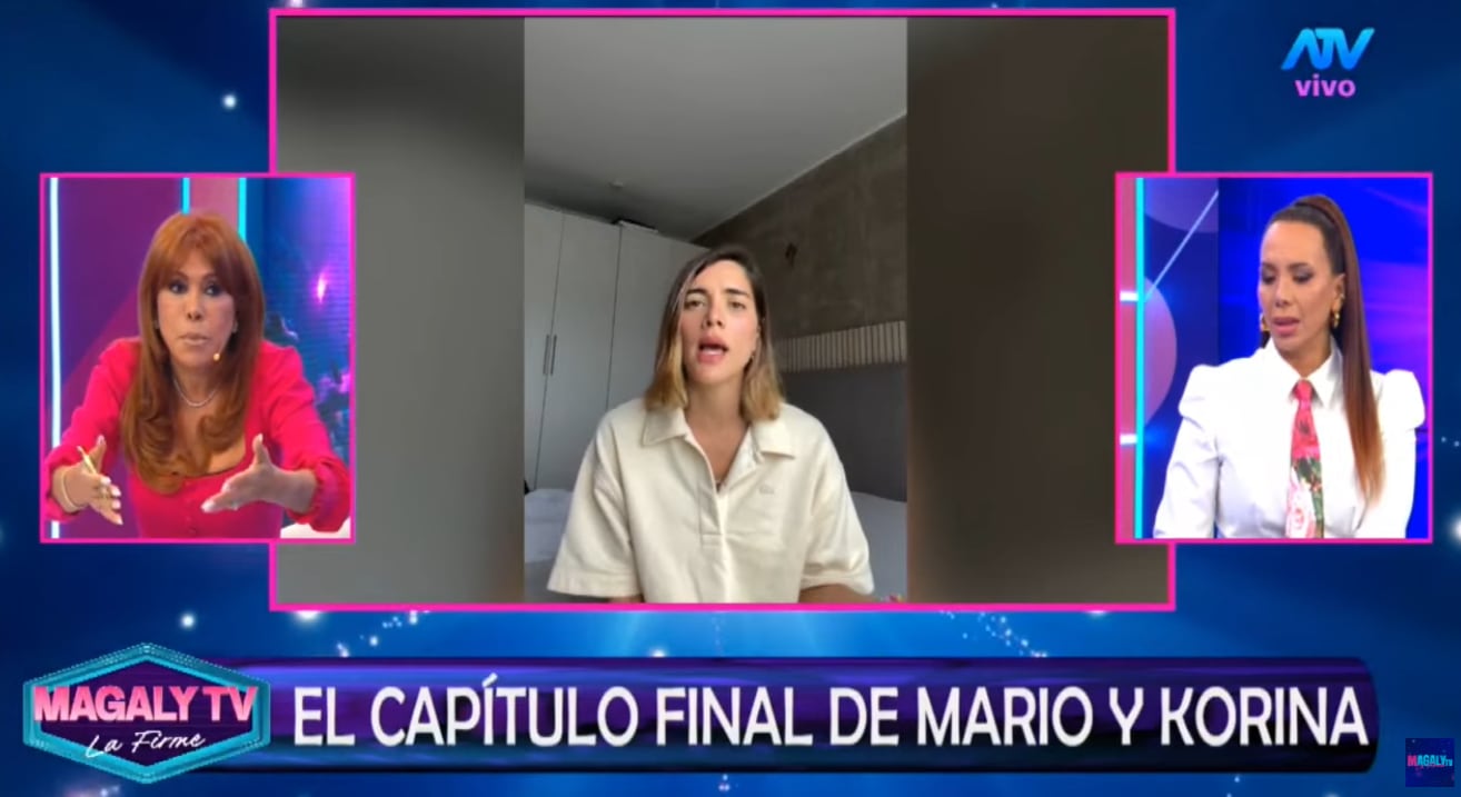 Magaly se pronuncia tras declaraciones de Korina Rivadeneira.