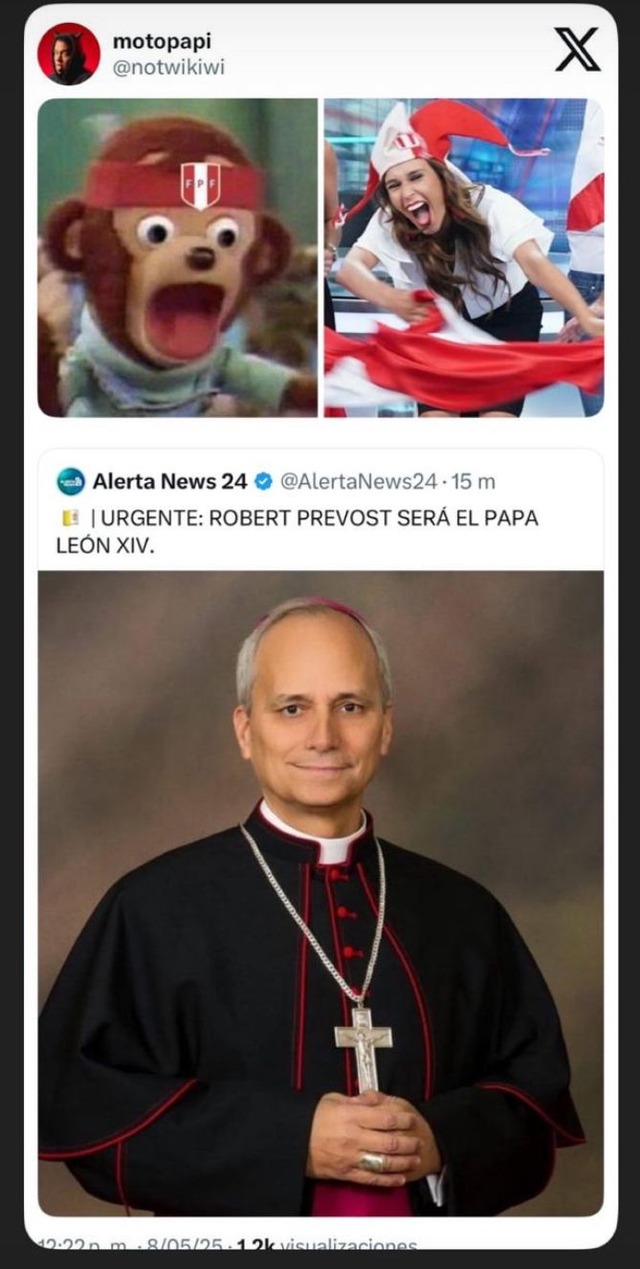 Memes del papa peruano, León XIV