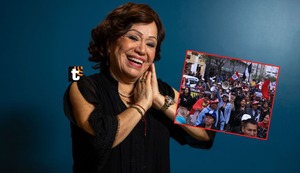 Haydeé Cáceres lanza fuerte misil en la marcha de la generación Z: “Que se vaya la lacra del Congreso”