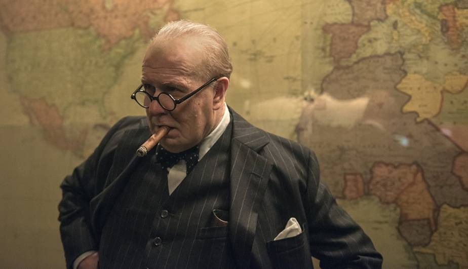 Magistral interpretación de Gary Oldman como Winston Churchill en Las horas más oscuras. (Foto: Focus Features)