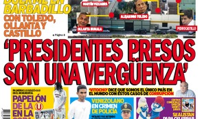 ‘PRESIDENTES PRESOS SON UNA VERGÜENZA’