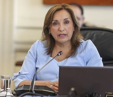 Dina Boluarte presidió ayer la reunión del Consejo de Ministros, pero evitó dar algún pronunciamiento (Foto: Presidencia)