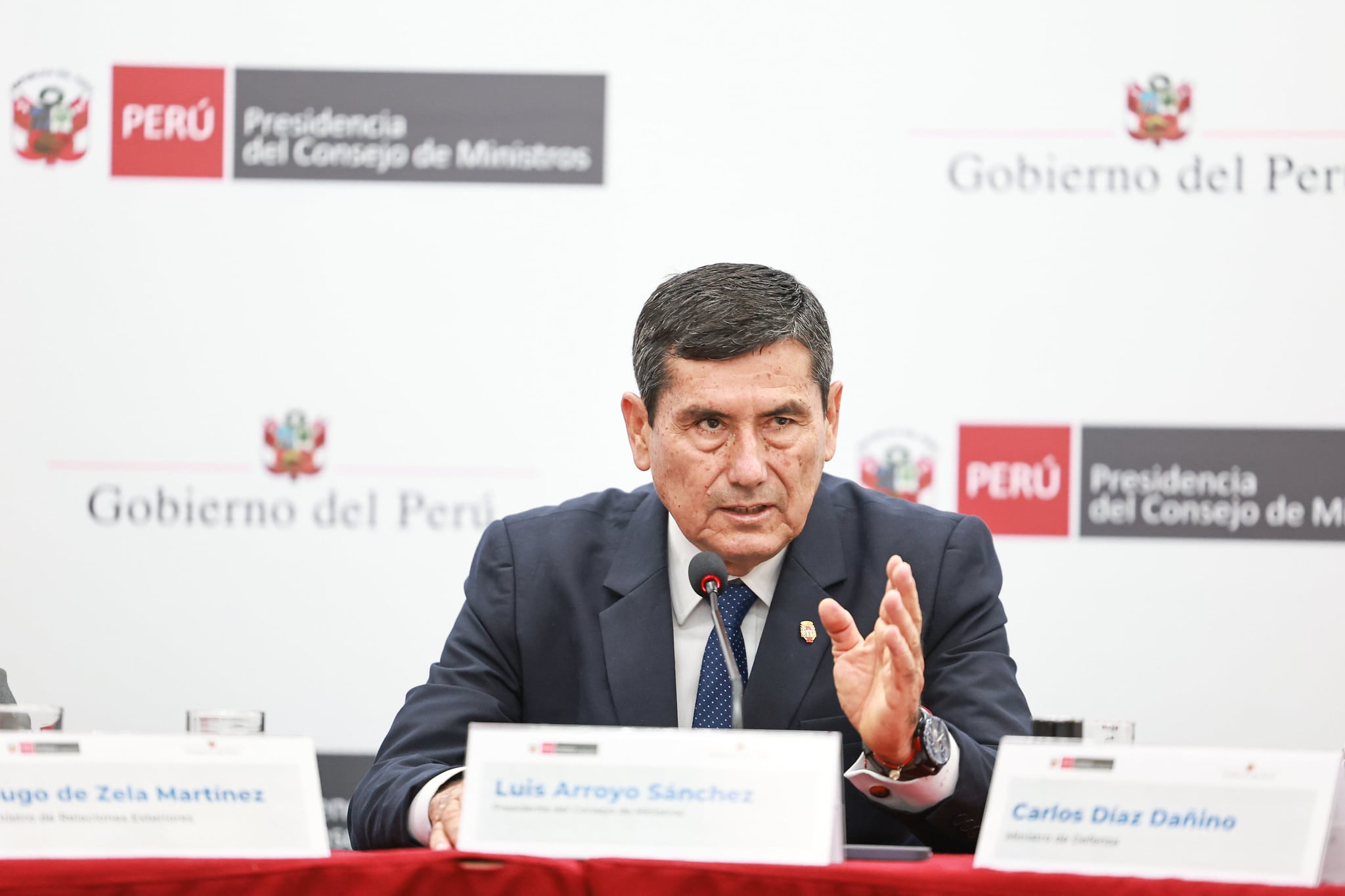 Luis Arroyo Sánchez, titular de la PCM, sería quien lidera las sesiones de los Consejos de Ministros, ante la presunta ausencia de José María Balcázar. (Foto: PCM)