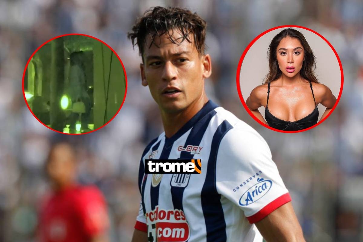 Cristian Benavente fue ampayado con Alexandra Méndez por "Magaly TV: la firme". Foto: Difusión