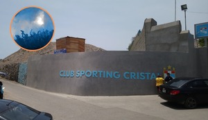 Barristas de Sporting Cristal arrojaron bombardas a la Florida