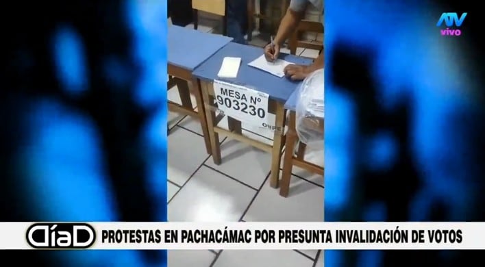 Vecinos alertaron sobre presuntas irregularidades en un local de votación.