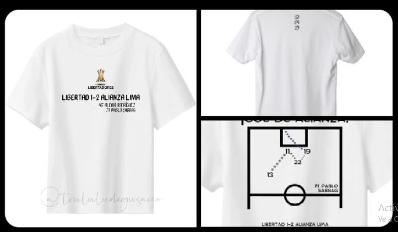 Hinchas de Alianza Lima dividen opiniones luego de la aparición de polos que celebran el triunfo sobre Libertad. Foto: Captura.