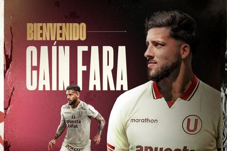 Universitario confirma la contratación de defensor argentino Caín Fara: “Orgulloso de llegar al único gra...