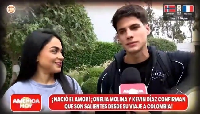 Onelia Molina oficializa a Kevin Díaz y revela desde cuándo salen.