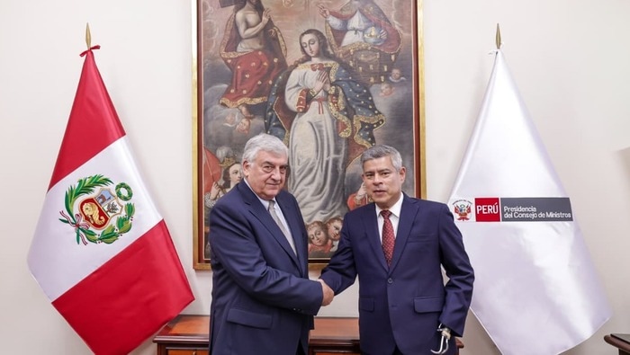 PCM: Gobierno designa a Juan Villarán para reforzar lucha contra la delincuencia y se reúne con premier Luis Galarreta.