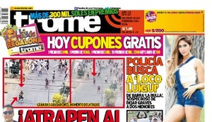 ‘¡ATRAPEN AL PISTOLERO QUE BALEÓ A NIÑOS!’