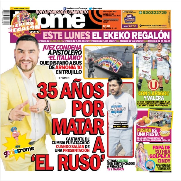 Portada Trome