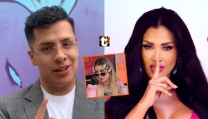 Chechito y su inesperada reacción al escuchar canción de Michelle ¿contra Leslie?: “Te voy a jalar las orejas”