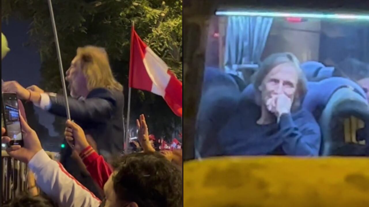 La reacción de Ricardo Gareca al ver a su doble alentándolo durante el banderazo se hizo viral | VIDEO (Foto: TikTok/jhon_maca_27).