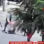 San Martín de Porres: Venezolano propina salvaje patada a menor de 5 años que iba en scooter