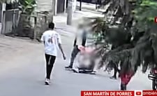 San Martín de Porres: Venezolano propina salvaje patada a menor de 5 años que iba en scooter