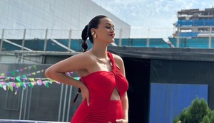 Angie Arizaga compartió un video en sus redes sociales mostrando su pancita y bailando con Jota Benz