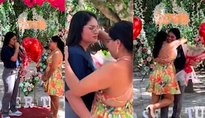 Lis Padilla grita su amor por su novia en romántica ceremonia: “Estaba esperando esa pregunta hace 5 meses”