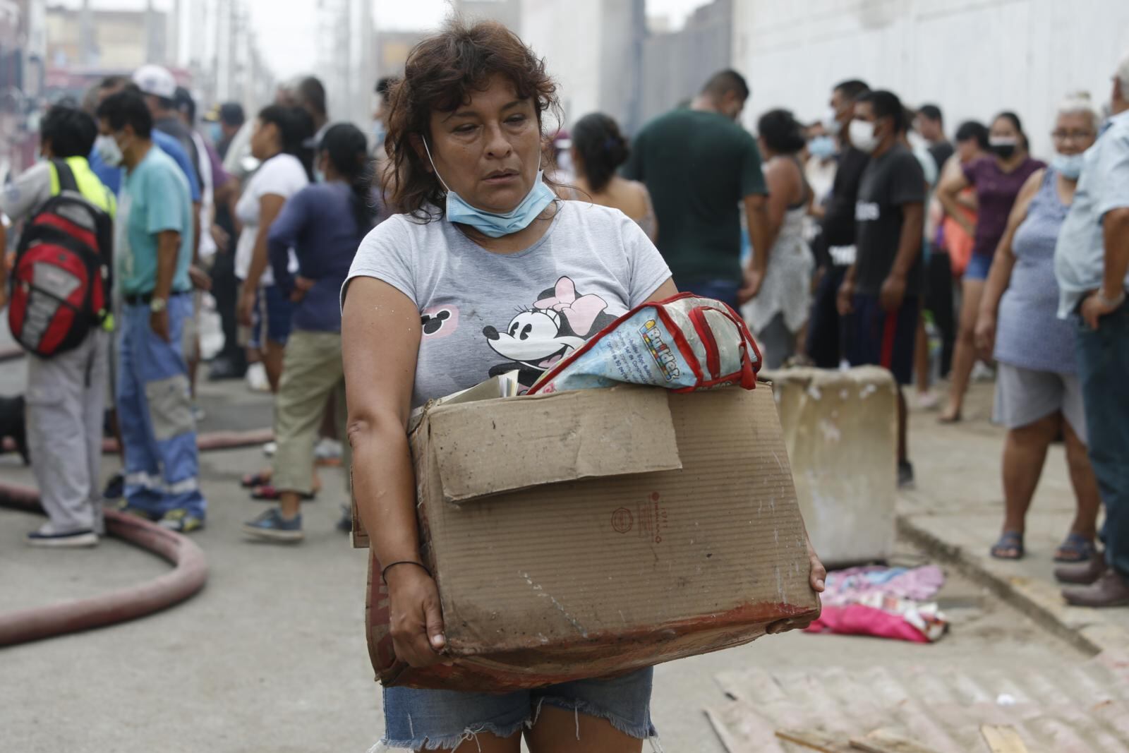 Incendio arrasó con ocho casas, en el Callao. | Foto: Violeta Ayasta